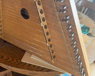 hammered dulcimer, a traditional string instrument