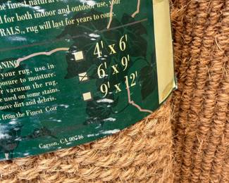 Woven area rugs// sizes 4x6 and 6x9FT