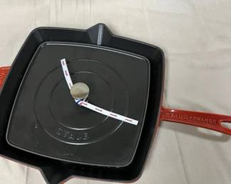 Staub Cast Iron Square Grill Pan Made in France