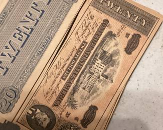 Confederate money