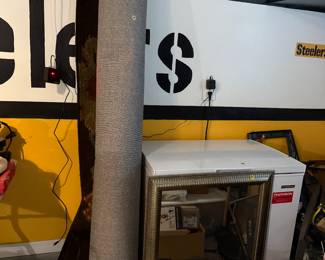 Deep freezer $150
Mirror 
Rug