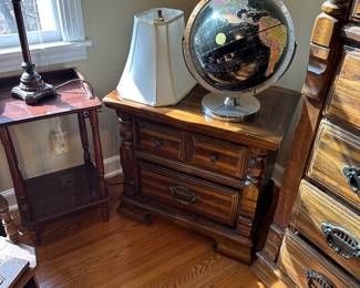 Circa 1960’s dresser, chest, nightstand, and bed