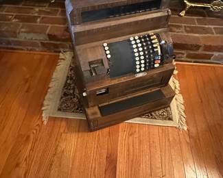 Antique cash register