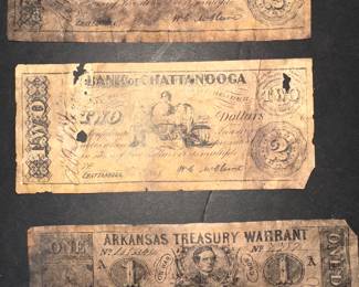 Confederate money