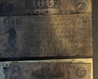 Confederate money