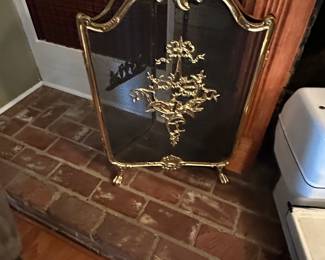 French fire screen