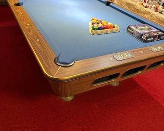Vintage pool table 