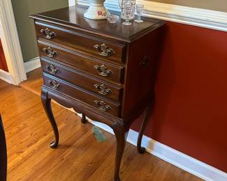 Cherry silver chest or jewelry box