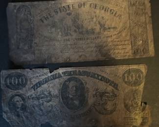 Confederate money