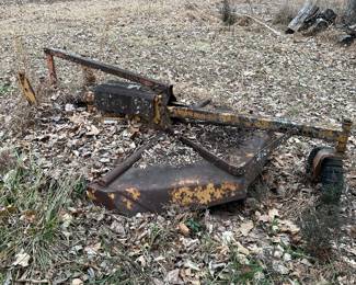 Bush hog for a small tractor