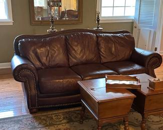 Leather sofa