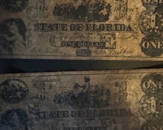 Confederate money
