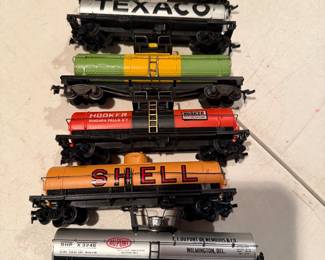 vintage model railroad tank cars