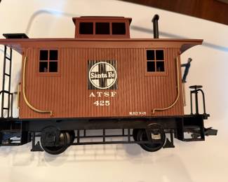 Bachmann Santa Fe ATSF 425 Bobber Caboose in G Scale. 