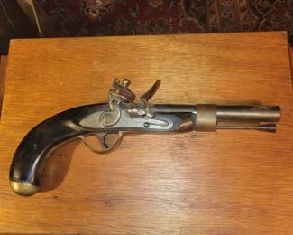 VINTAGE FLINTLOCK PISTOL