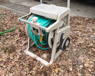  hose reel cart with hose