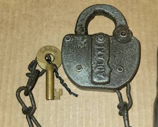 C&N.W. ADLAKE RAILROAD PADLOCK
