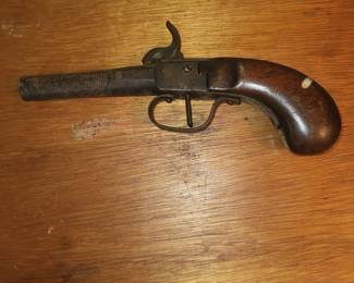 VINTAGE DOUBLE BARREL PISTOL
