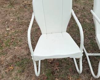 Crosley Tulip Retro Metal Patio Chair