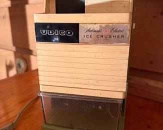 vintage  UDICO Automatic Electric Ice Crusher 