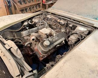 1971 Chevrolet Corvette.  Numbers Matching – Big Block & Transmission Custom Fender Flairs – Garage Kept  Brand New Chrome Hooker Headers & Side Pipes in the Box Not running – Has Keys Great Barn Find VIN 194371S106517