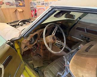 1971 Chevrolet Corvette.  Numbers Matching – Big Block & Transmission Custom Fender Flairs – Garage Kept  Brand New Chrome Hooker Headers & Side Pipes in the Box Not running – Has Keys Great Barn Find VIN 194371S106517