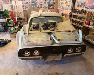 1971 Chevrolet Corvette.  Numbers Matching – Big Block & Transmission Custom Fender Flairs – Garage Kept  Brand New Chrome Hooker Headers & Side Pipes in the Box Not running – Has Keys Great Barn Find VIN 194371S106517
