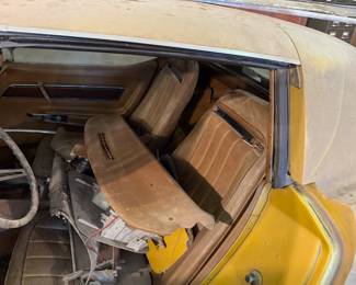 1971 Chevrolet Corvette.  Numbers Matching – Big Block & Transmission Custom Fender Flairs – Garage Kept  Brand New Chrome Hooker Headers & Side Pipes in the Box Not running – Has Keys Great Barn Find VIN 194371S106517