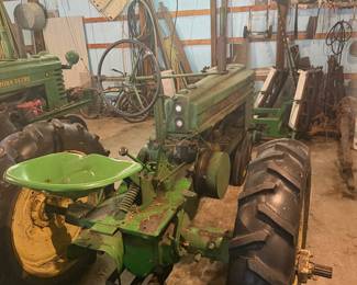 John Deere Model H tractor model #19832 was manufactured in 1941.  Hand Crank 2 -cylinder liquid cooled Row crop tractor was built in waterloo, Iowa.