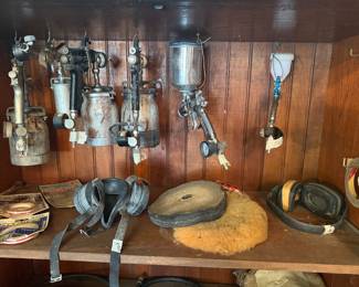 paint spray guns designed for automotive refinishing and industrial painting