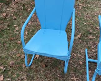 Crosley Tulip Retro Metal Patio Chair