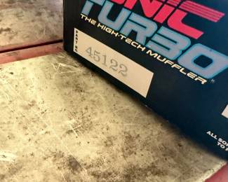vintage Mr. Gasket Co. "Sonic Turbo" muffler