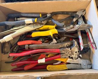hand tools - various types of pliers and cutters