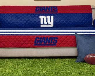 NY Giants sofa quilted protector