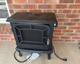 electronic wood stove
