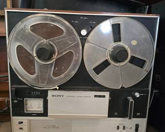 Sony reel to reel tape recorder & player