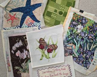 complete or almost complete needlework projects