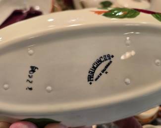 HUGE collection of vintage Franciscan Red Apple with old marks