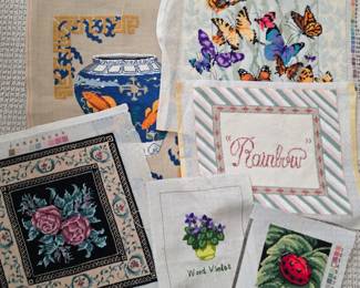 Complete or almost complete needlework projects