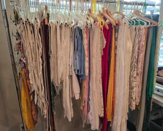 Vintage table linens and hostess aprons