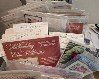 needlework kits (complete/unopened)