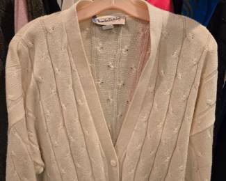 Vintage ladies Diane von Furstenberg cardigan