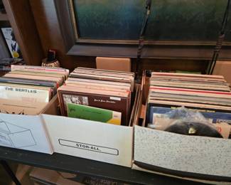 Vintage vinyl LPs