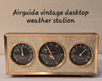 Airguide vintage desktop weather station