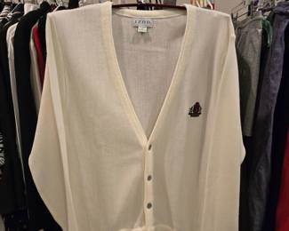 Vintage men's Izod acrylic cardigan