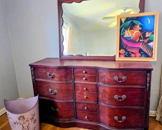Low boy dresser with matching highboy