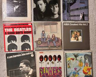 Frank will be joining us this weekend to help with the sales of music and audio equipment. In addition,  he will bring some of his own vinyl records from 55 years of collecting and his vintage hi fi system to have great music playing during our sale: The Beatles, Tears for Fears, John Coltrane, ABBA