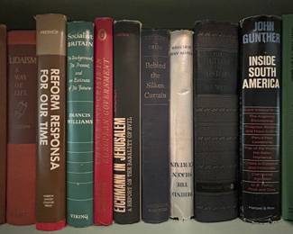 HUGE Book Library: Judaica, Politics, History, Religion, Philosophy, Autobiography, Biography