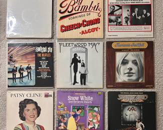 Frank will be joining us this weekend to help with the sales of music and audio equipment. In addition,  he will bring some of his own vinyl records from 55 years of collecting and his vintage hi fi system to have great music playing during our sale: Patsy Cline, Disney, Disco, Country