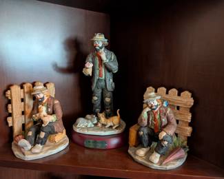 Emmet Kelly figures